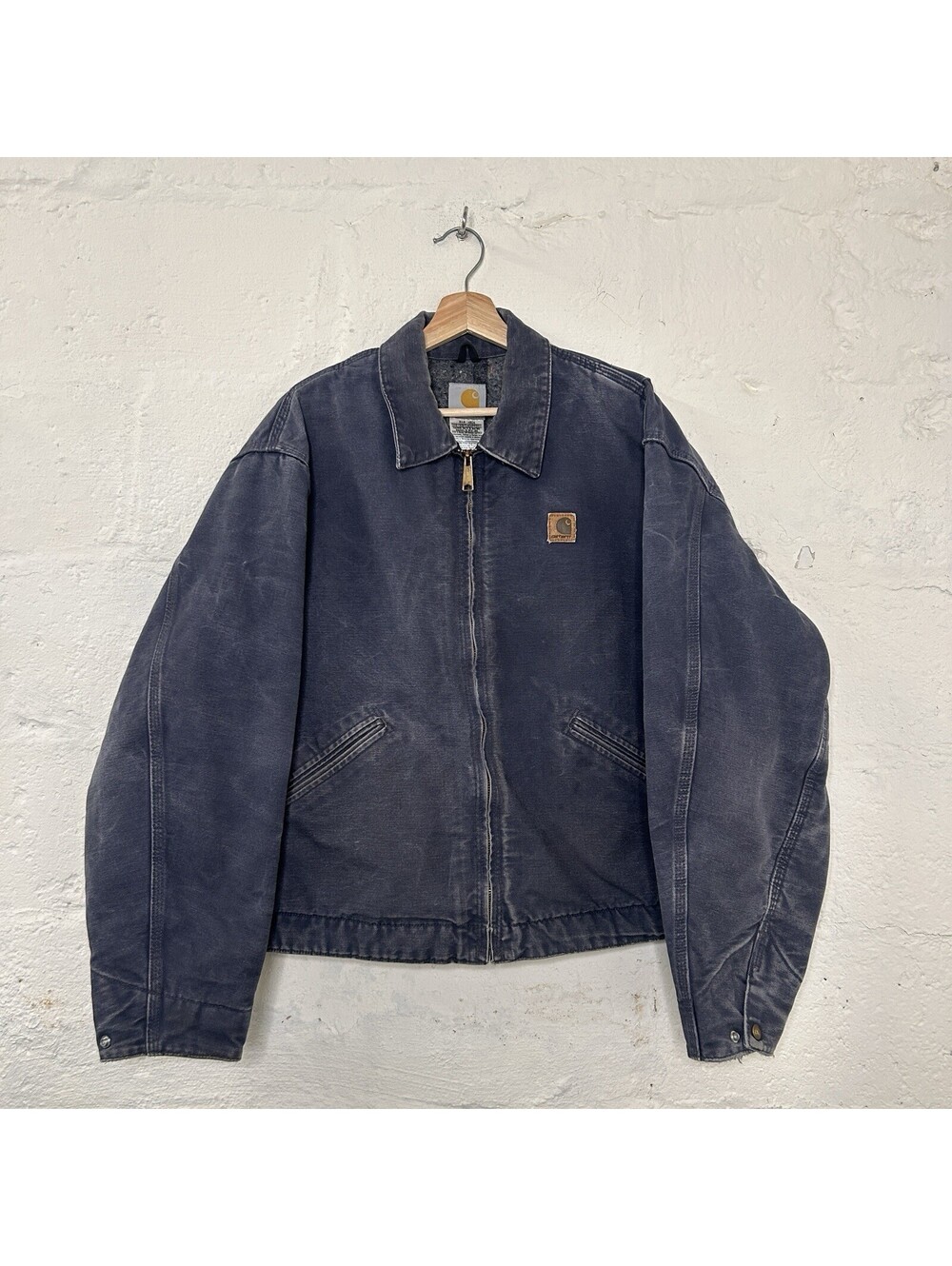 Carhartt Blanket-Lined Detroit Jacket “Petrol Blue”